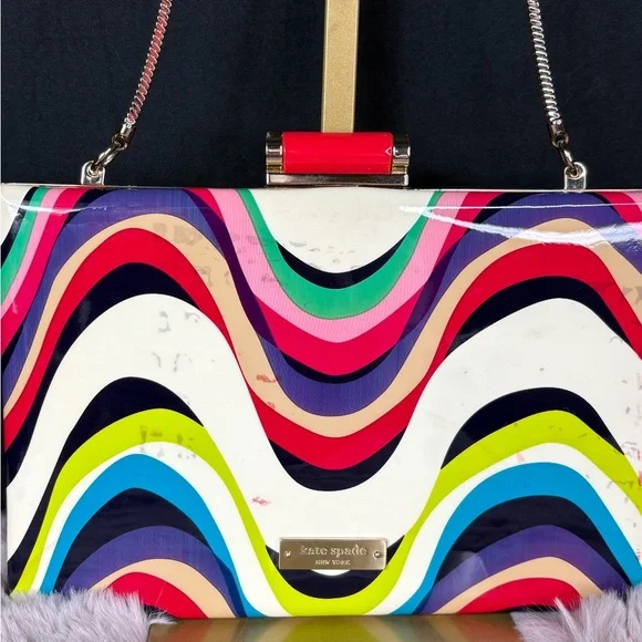 Kate Spade New York Miss Penny's Emanuelle Clutch - Brighton Wave Multicolor - Picture 2 of 13